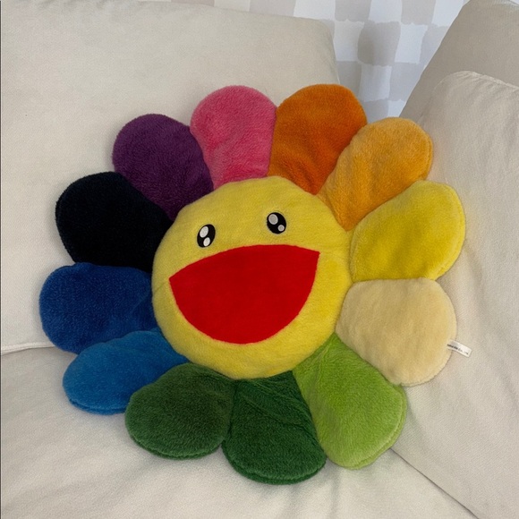 Authentic Murakami Sunflower Pillow - Picture 6 of 7